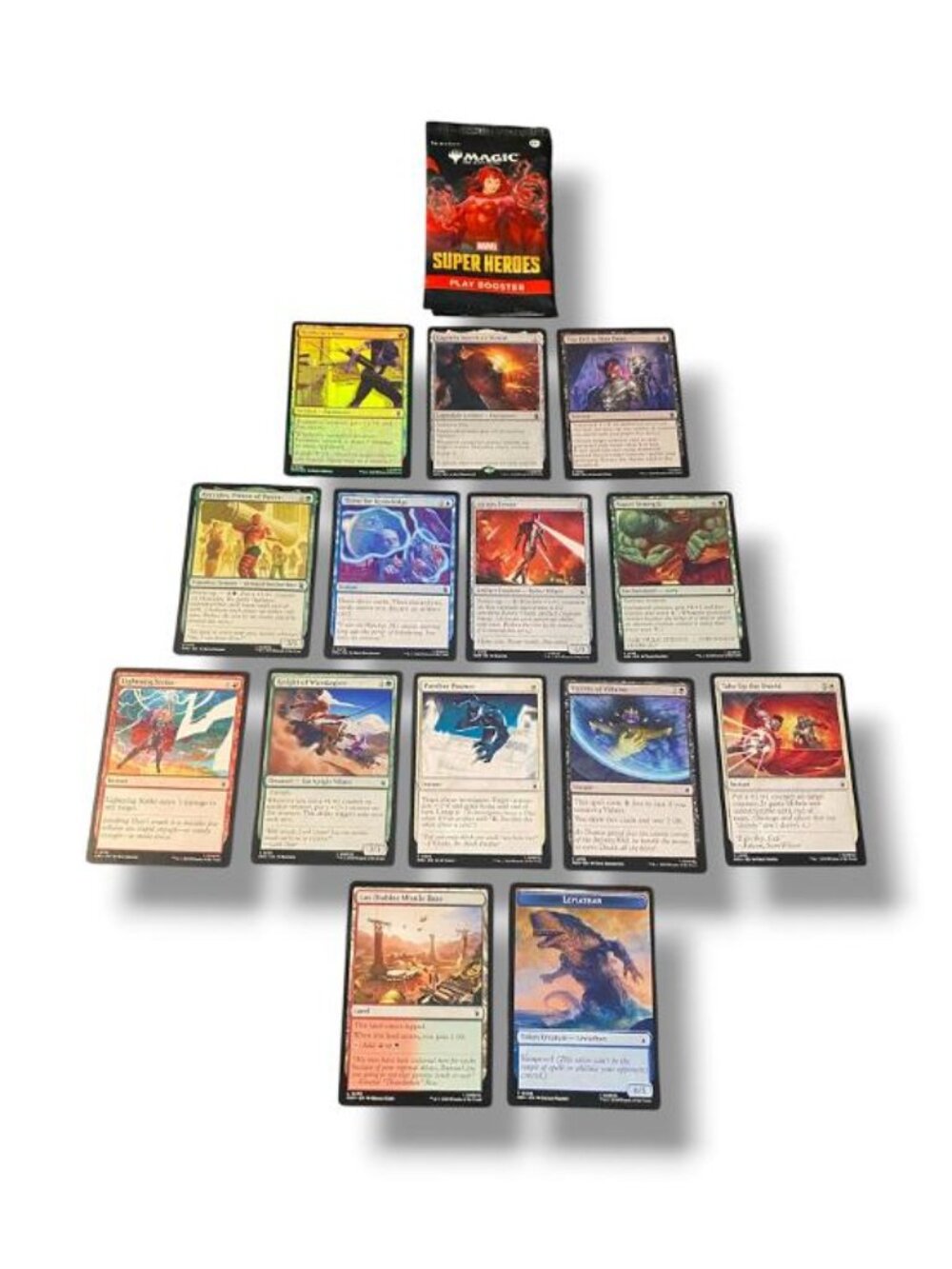 NEW - 13PC Magic the Gathering Marvel WANDA Play Booster Pack - RIPPED